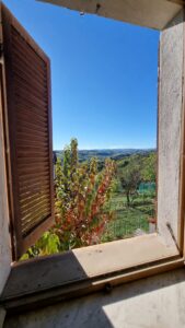 Casetta panoramica con giardino