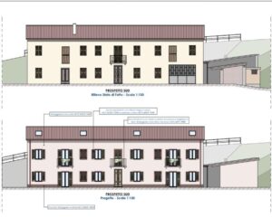 Autentica cascina piemontese da ristrutturare, con progetto approvato